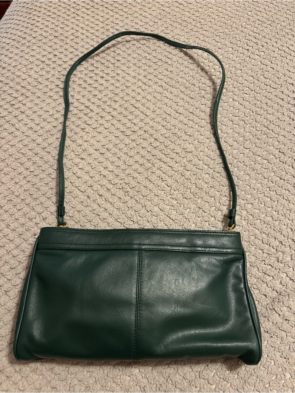 Never Used Vintage 80s Green Purse